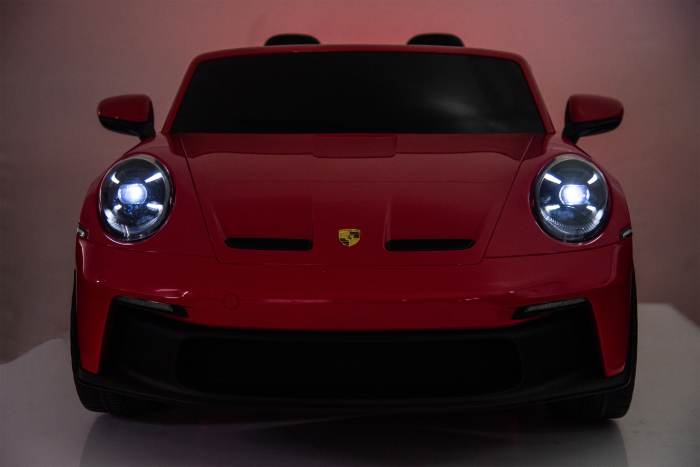 Masinuta electrica 4x4 Premier Porsche 911 GT3, 12V, 2 copii, roti cauciuc EVA, scaun piele ecologica, rosu [38]