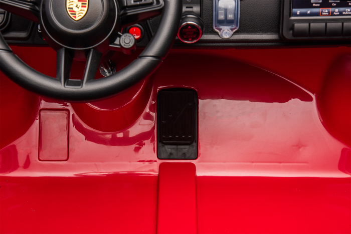 Masinuta electrica 4x4 Premier Porsche 911 GT3, 12V, 2 copii, roti cauciuc EVA, scaun piele ecologica, rosu [23]