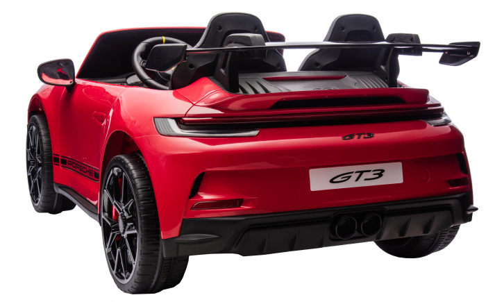 Masinuta electrica 4x4 Premier Porsche 911 GT3, 12V, 2 copii, roti cauciuc EVA, scaun piele ecologica, rosu [22]