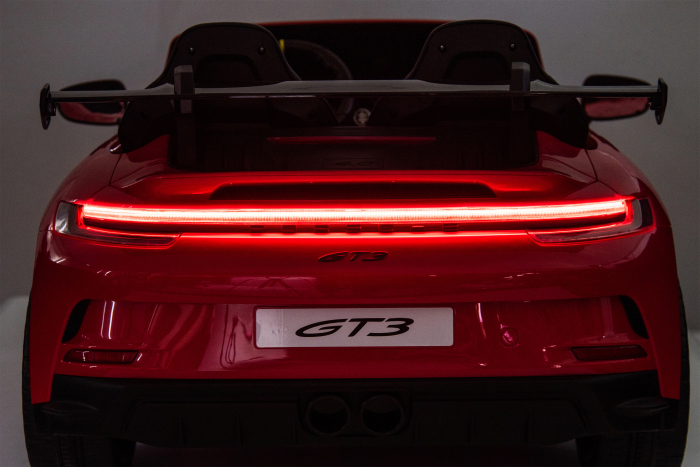Masinuta electrica 4x4 Premier Porsche 911 GT3, 12V, 2 copii, roti cauciuc EVA, scaun piele ecologica, rosu [36]