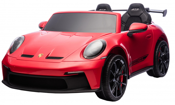 Masinuta electrica 4x4 Premier Porsche 911 GT3, 12V, 2 copii, roti cauciuc EVA, scaun piele ecologica, rosu [4]