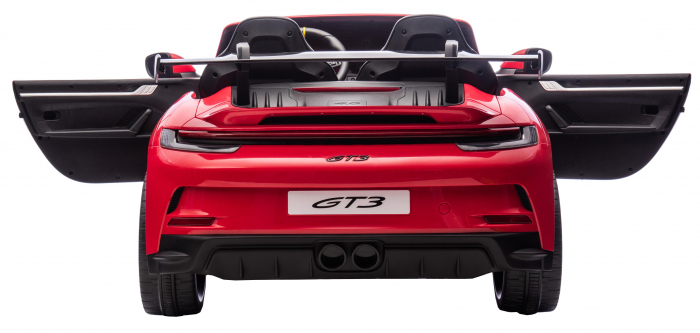 Masinuta electrica 4x4 Premier Porsche 911 GT3, 12V, 2 copii, roti cauciuc EVA, scaun piele ecologica, rosu [13]