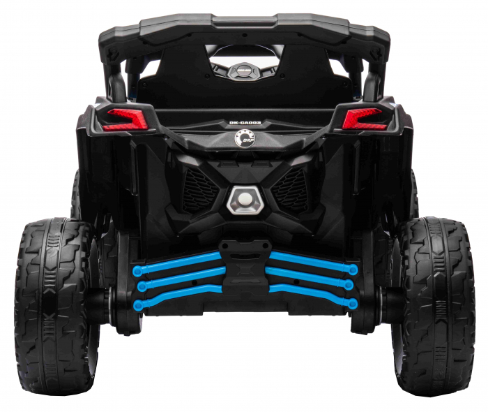 Masinuta UTV electric Premier 4x4 Can-Am Maverick Turbo, 1 loc, 24V, roti cauciuc EVA, scaun piele ecologica, albastru [11]