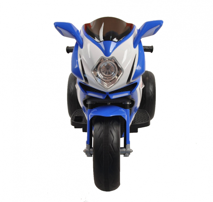 Motocicleta electrica copii cu 3 roti Premier Stroke, 12V, albastru [4]