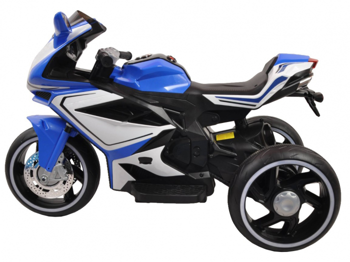 Motocicleta electrica copii cu 3 roti Premier Stroke, 12V, albastru [2]