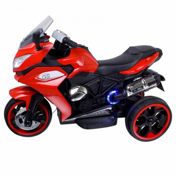 Motocicleta electrica cu 3 roti Premier Sport, 6V, 2 motoare, MP3, rosu [5]