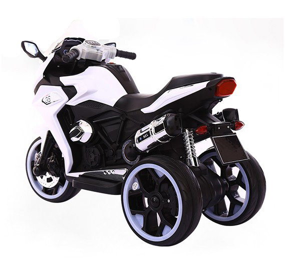 Motocicleta electrica cu 3 roti Premier Sport, 6V, 2 motoare, MP3, alb [4]