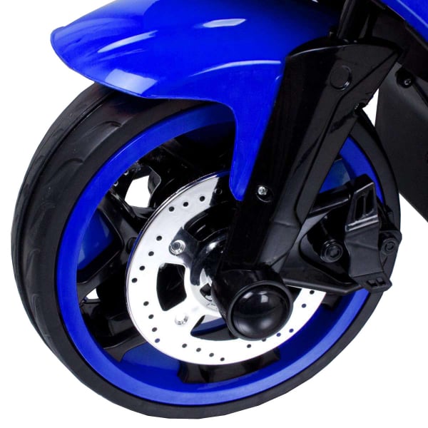 Motocicleta electrica cu 3 roti Premier Sport, 6V, 2 motoare, MP3, albastru [7]