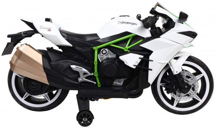 Motocicleta electrica Premier Hawk, 12V, MP3, alba [3]