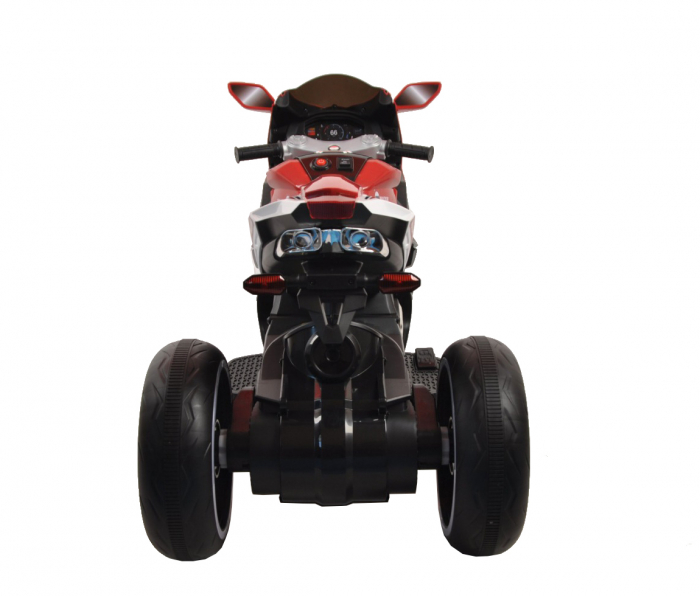 Motocicleta electrica copii cu 3 roti Premier Stroke, 12V, rosu [5]