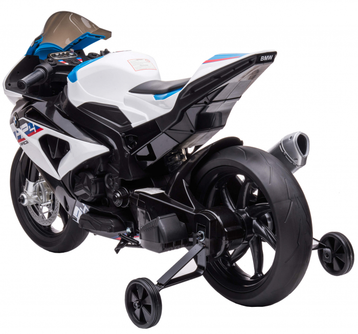 Motocicleta electrica Premier BMW HP4 Race, roti cauciuc EVA, alba [6]