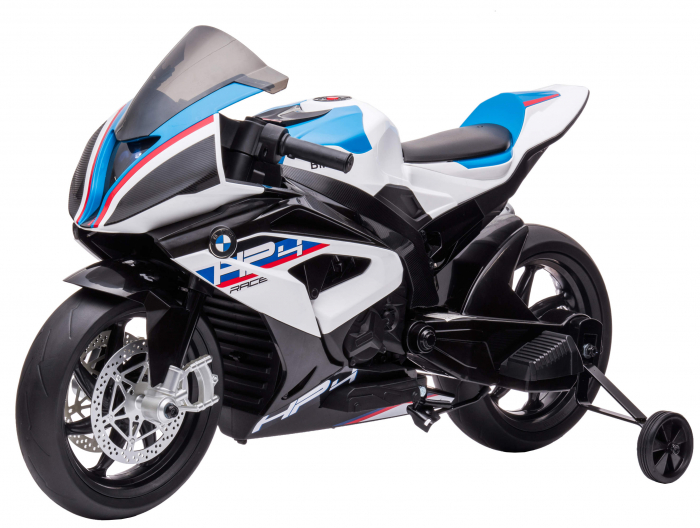 Motocicleta electrica Premier BMW HP4 Race, roti cauciuc EVA, alba [4]