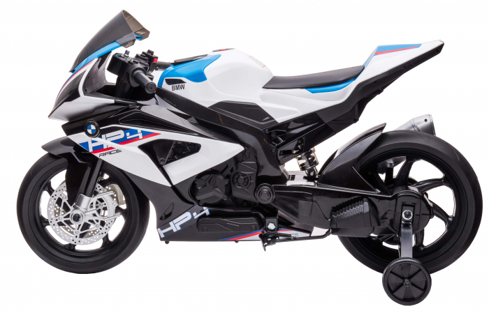Motocicleta electrica Premier BMW HP4 Race, roti cauciuc EVA, alba [5]