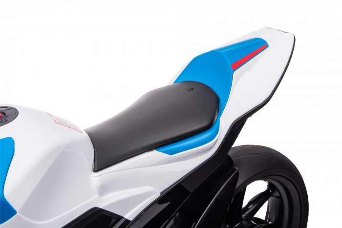 Motocicleta electrica Premier BMW HP4 Race, roti cauciuc EVA, alba [20]