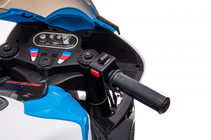 Motocicleta electrica Premier BMW HP4 Race, roti cauciuc EVA, alba [21]