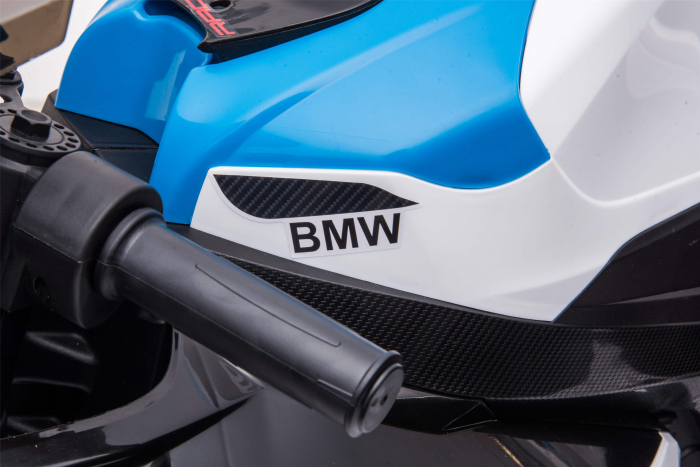 Motocicleta electrica Premier BMW HP4 Race, roti cauciuc EVA, alba [19]
