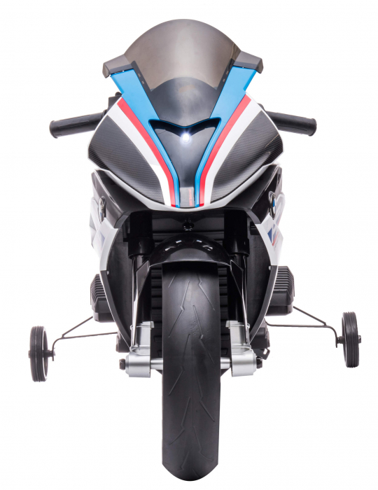Motocicleta electrica Premier BMW HP4 Race, roti cauciuc EVA, alba [2]