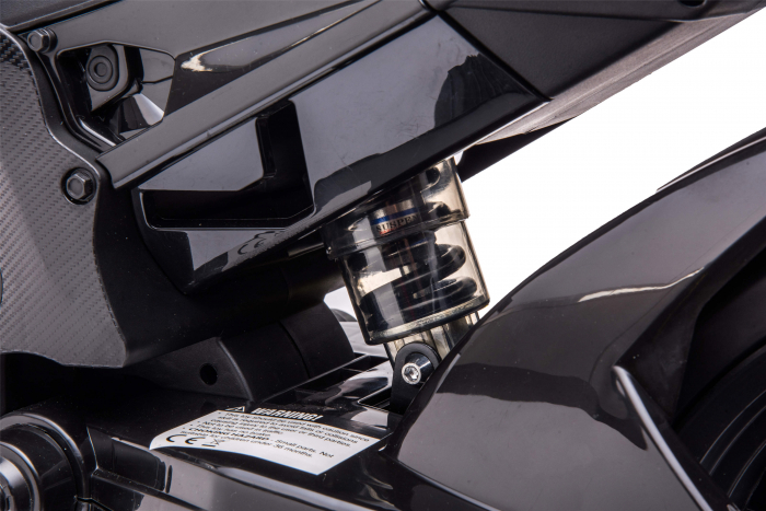 Motocicleta electrica Premier BMW HP4 Race, roti cauciuc EVA, alba [17]
