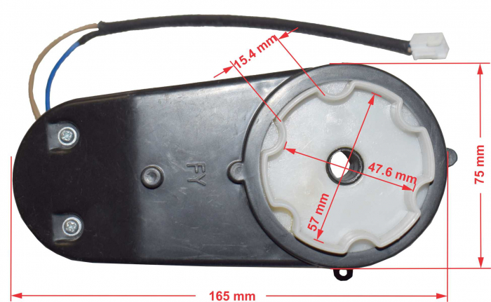 Motor actionare volan prin telecomanda 12V, 5500rpm model FY [3]