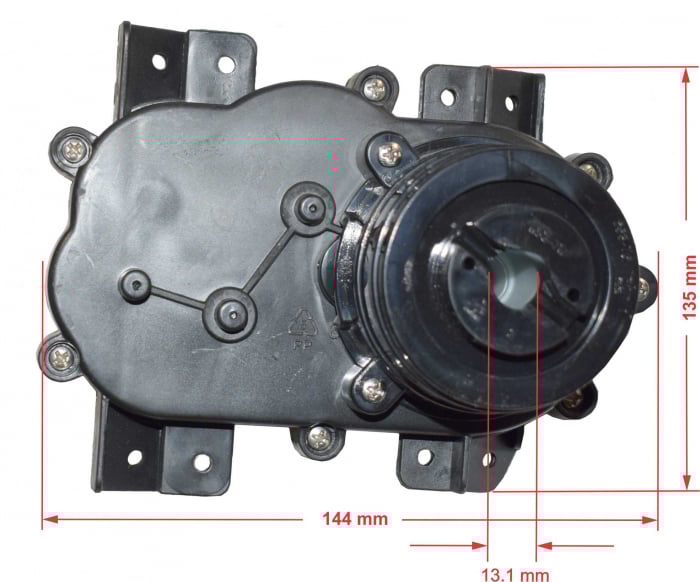 Motor actionare volan prin telecomanda 12V, model 653 [4]