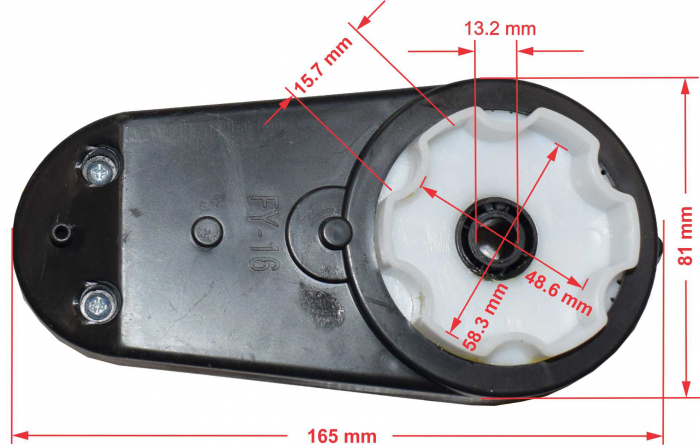 Motor actionare volan prin telecomanda 12V, model FY-16, 15000rpm [3]