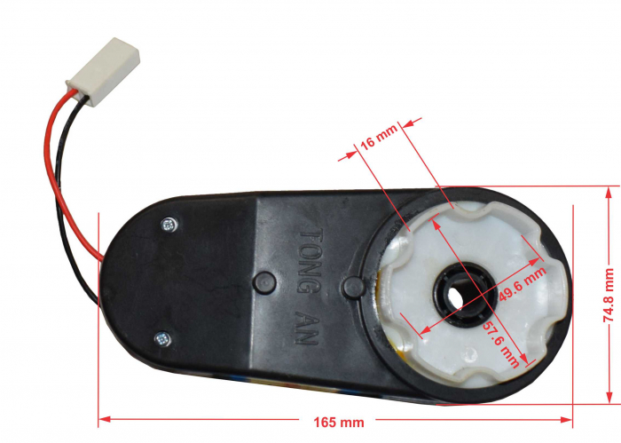 Motor roata cu angrenaj 12V 12.000 rpm model Tong An [3]