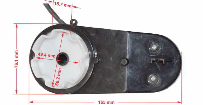 Motor actionare volan prin telecomanda 24V model 1, 5000rpm [3]
