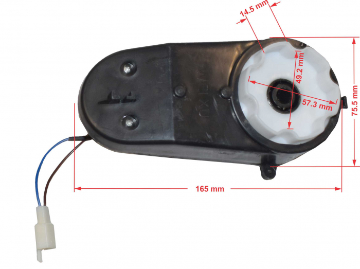 Motor actionare volan prin telecomanda 12V, model WEI XU [4]