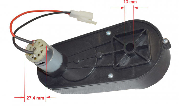 Motor roata cu angrenaj universal 12V model JY RS-390, 12000rpm [4]
