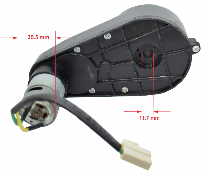 Motor roata cu angrenaj 12V, model FY-17B, 10000rpm [7]