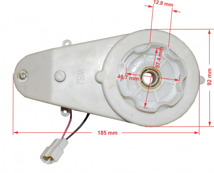 Motor roata cu angrenaj 12V, model WSJ, 15000rpm [4]