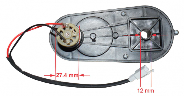 Motor roata cu angrenaj 12V model JY, 15000rpm, Range Rover Evoque [5]