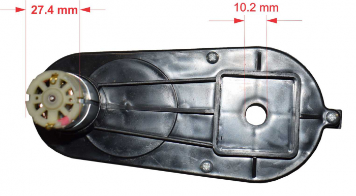 Motor roata cu angrenaj 12V pentru D-Max, model RS390-12V, 15000rpm [7]
