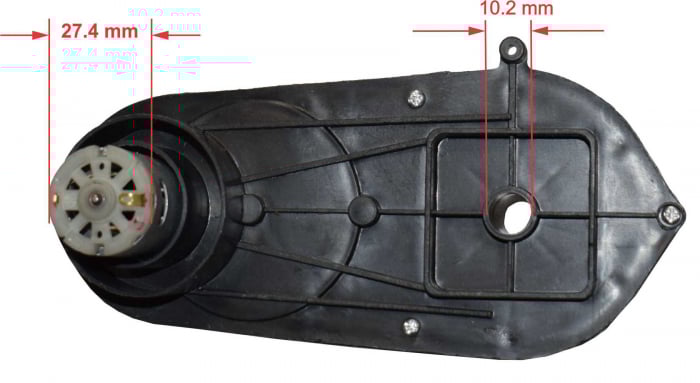 Motor roata cu angrenaj 6V, model YM-01, 9000rpm [7]
