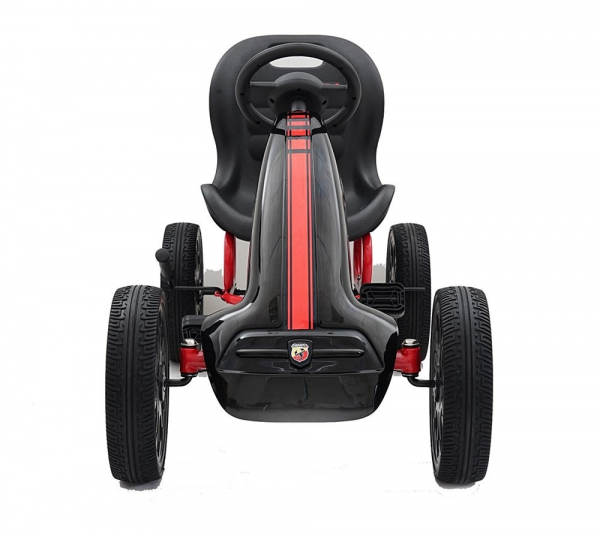 Kart Abarth negru cu pedale pentru copii [6]