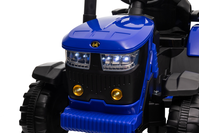 Tractor electric Premier Hercules, 12V, roti cauciuc EVA, albastru [13]