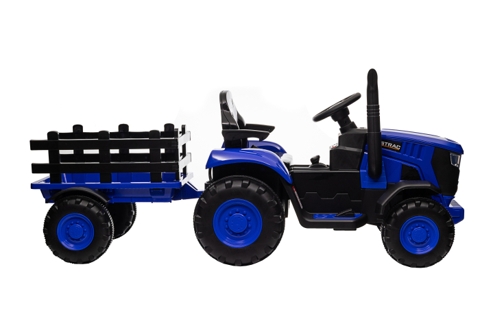 Tractor electric Premier Hercules, 12V, roti cauciuc EVA, albastru [7]