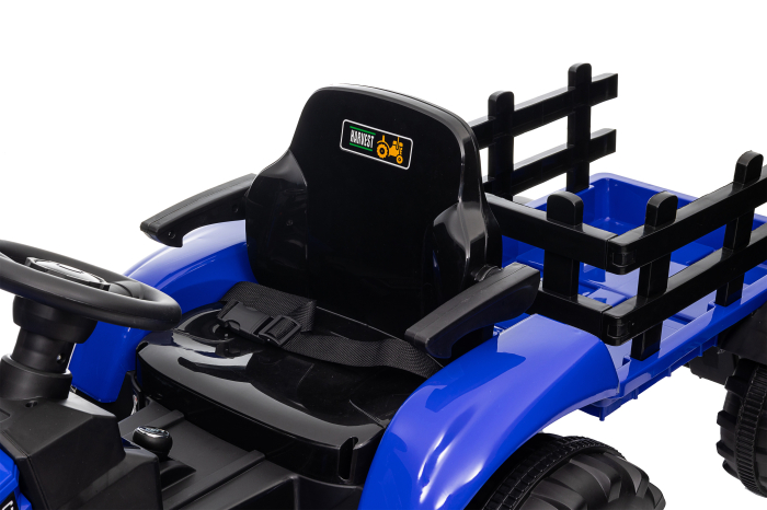 Tractor electric Premier Hercules, 12V, roti cauciuc EVA, albastru [15]