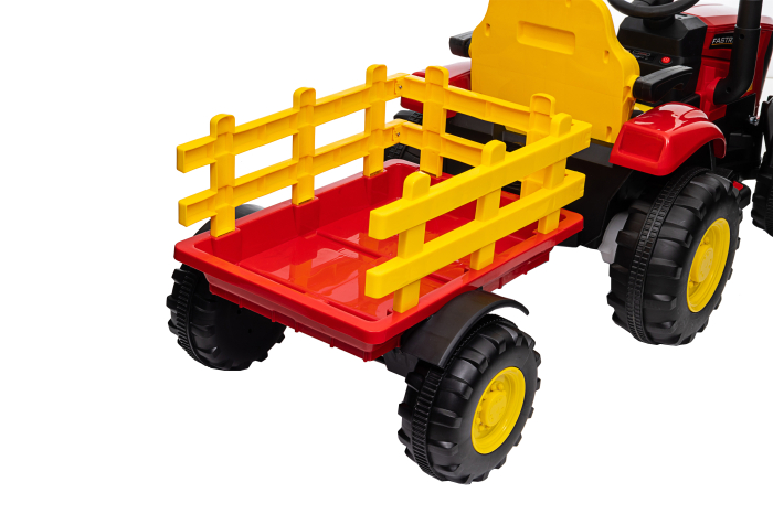 Tractor electric Premier Hercules, 12V, roti cauciuc EVA, rosu [15]