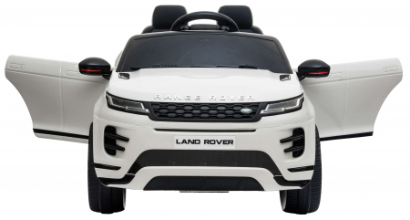 Masinuta electrica 4x4 Premier Range Rover Evoque, 12V, roti cauciuc EVA, scaun piele ecologica, alb [9]