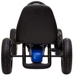 Kart Mercedes cu pedale pentru copii, roti cauciuc Eva, albastru [5]