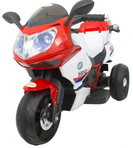 Motocicleta electrica cu 3 roti Premier HP2, 6V, 2 motoare, MP3, rosu [4]