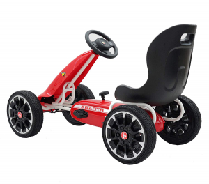 Kart Abarth rosu cu pedale pentru copii [3]