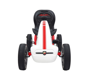 Kart Abarth alb cu pedale pentru copii [3]