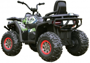 ATV electric 4x4 Premier Desert, 12V, roti cauciuc EVA, MP3, camuflaj [3]