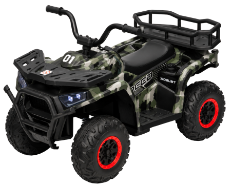 ATV electric 4x4 Premier Mini Desert, 12V, roti cauciuc EVA, scaun piele ecologica, 88x55x57.5 cm, camuflaj [14]