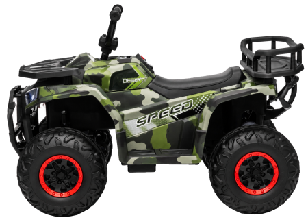 ATV electric 4x4 Premier Mini Desert, 12V, roti cauciuc EVA, scaun piele ecologica, 88x55x57.5 cm, camuflaj [4]