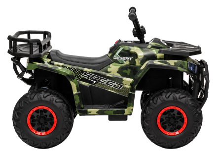 ATV electric 4x4 Premier Mini Desert, 12V, roti cauciuc EVA, scaun piele ecologica, 88x55x57.5 cm, camuflaj [10]