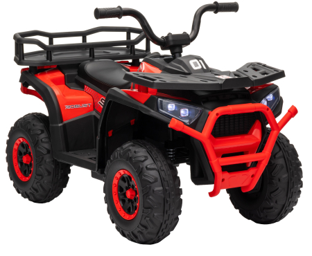 ATV electric 4x4 Premier Mini Desert, 12V, roti cauciuc EVA, scaun piele ecologica, 88x55x57.5 cm, rosu [11]