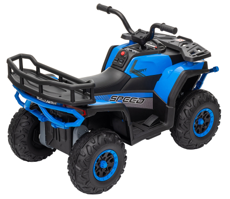 ATV electric 4x4 Premier Mini Desert, 12V, roti cauciuc EVA, scaun piele ecologica, 88x55x57.5 cm, albastru [15]